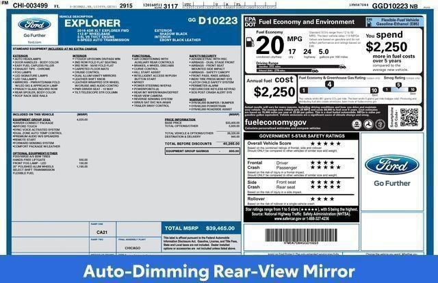 Used 2016 Ford Explorer XLT w/ Equipment Group 202A FWD image 49
