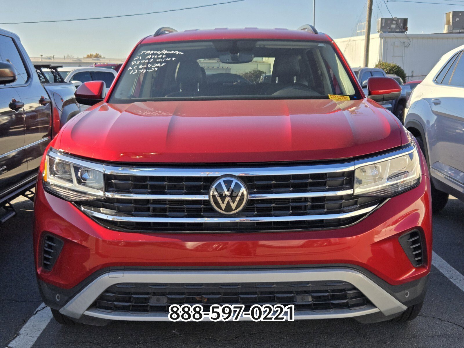 Used 2021 Volkswagen Atlas SE image 11