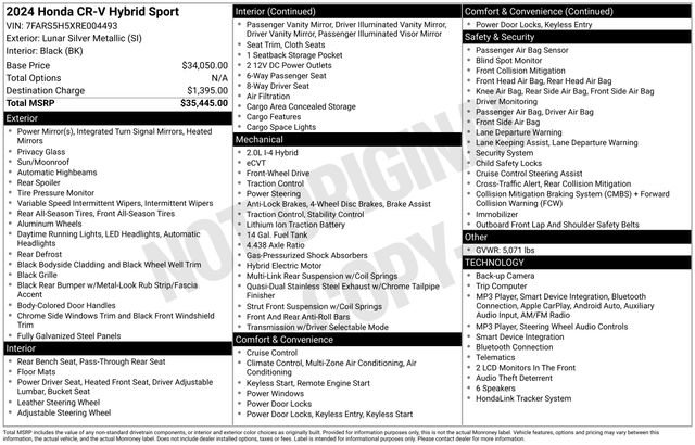 Used 2024 Honda CR-V Sport image 10