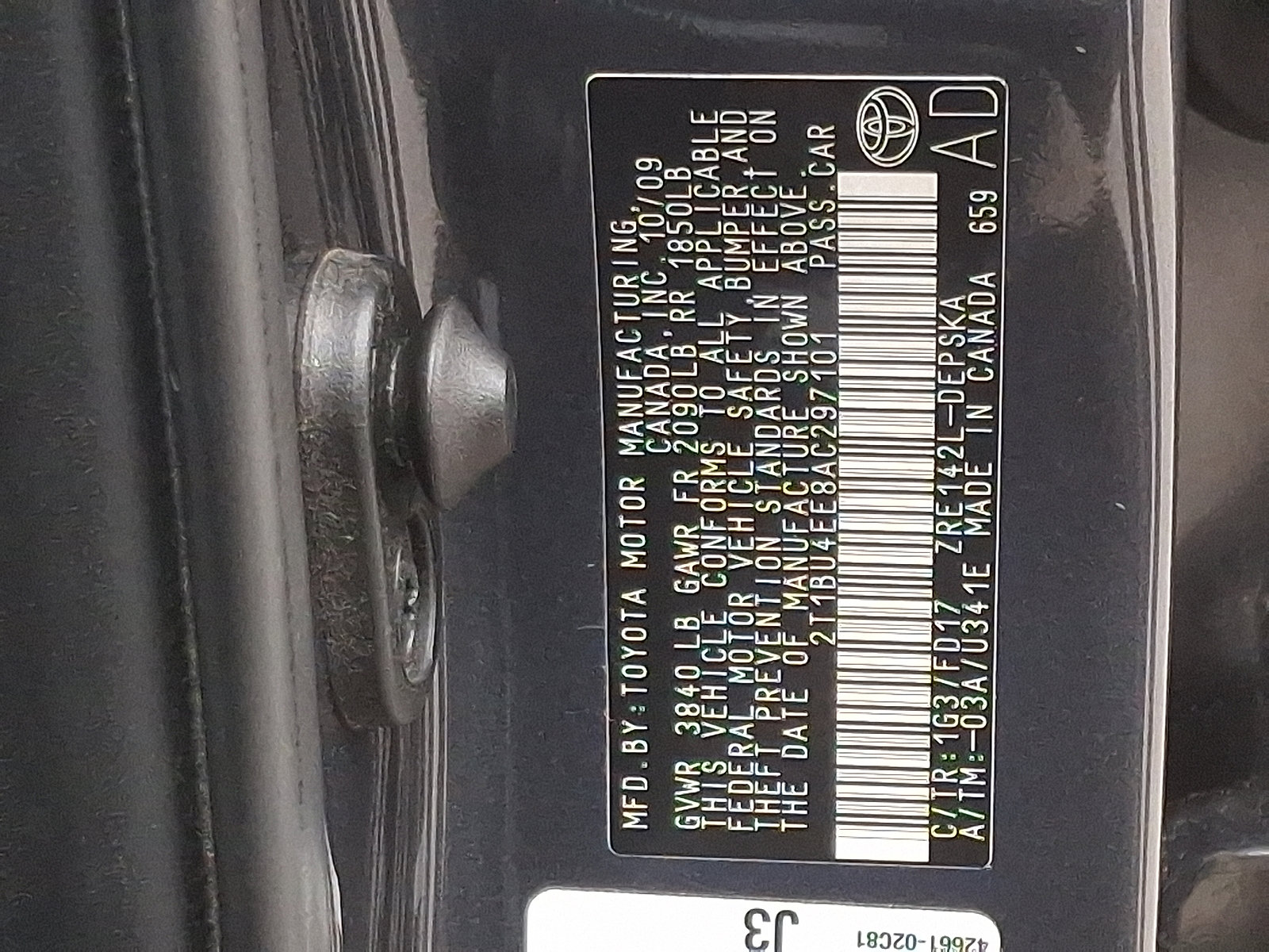 Used 2010 Toyota Corolla S image 26