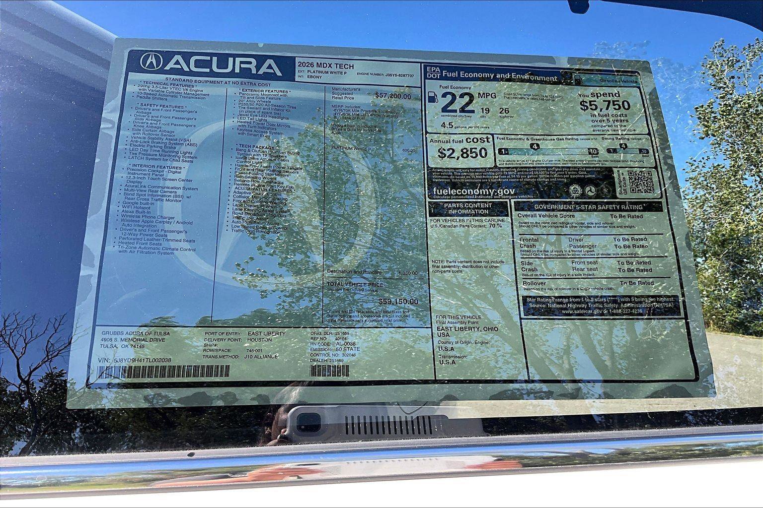 New 2026 Acura MDX FWD w/ Technology Package image 41