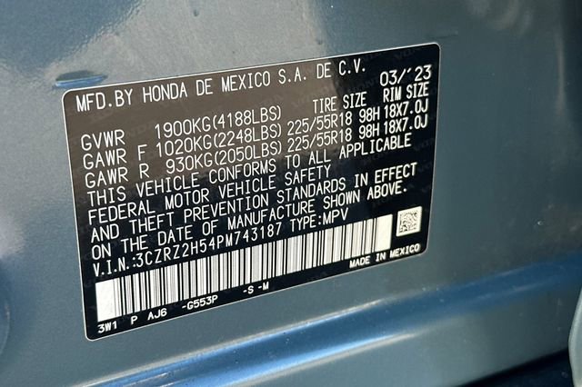 Certified 2023 Honda HR-V Sport image 31