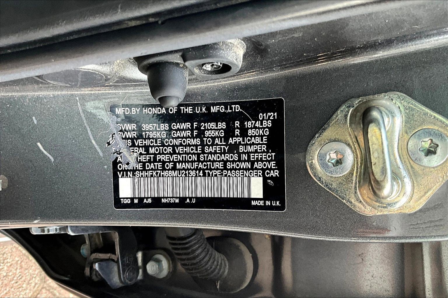 Used 2021 Honda Civic EX image 18