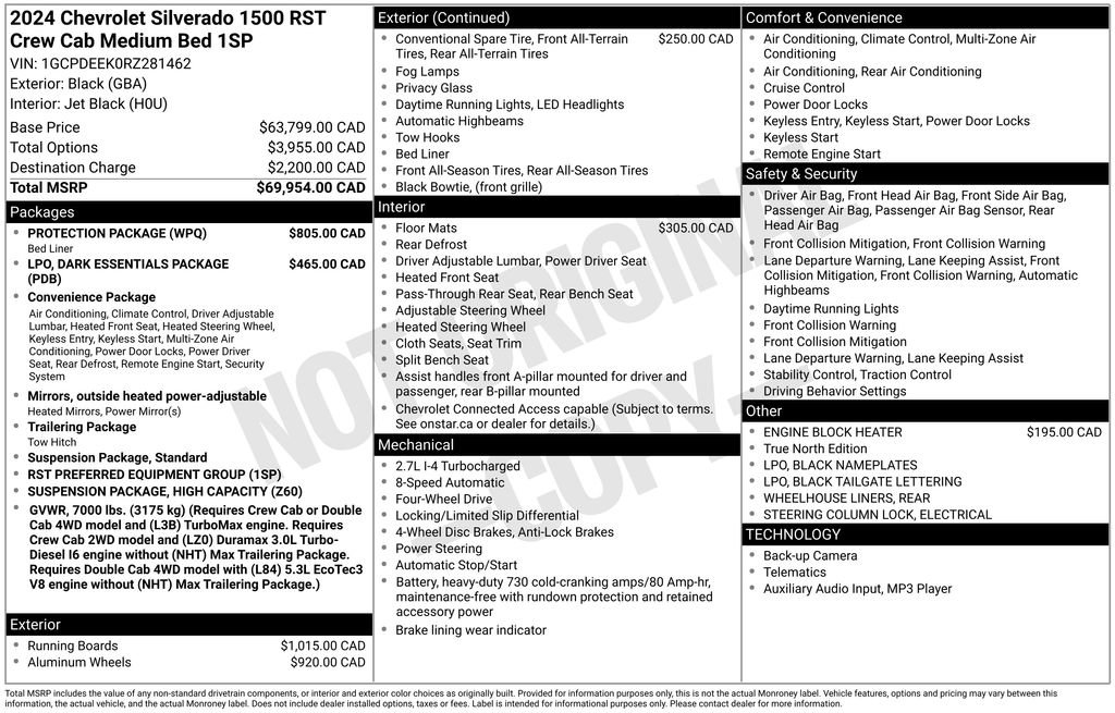 Used 2024 Chevrolet Silverado 1500 RST w/ Protection Package image 32