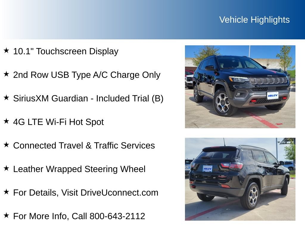 Used 2022 Jeep Compass Trailhawk w/ Trailhawk Elite Group AWD/4WD image 20