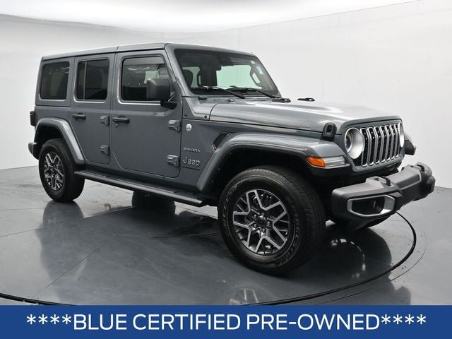 Used 2024 Jeep Wrangler Unlimited Sahara w/ Safety Group AWD/4WD video 2