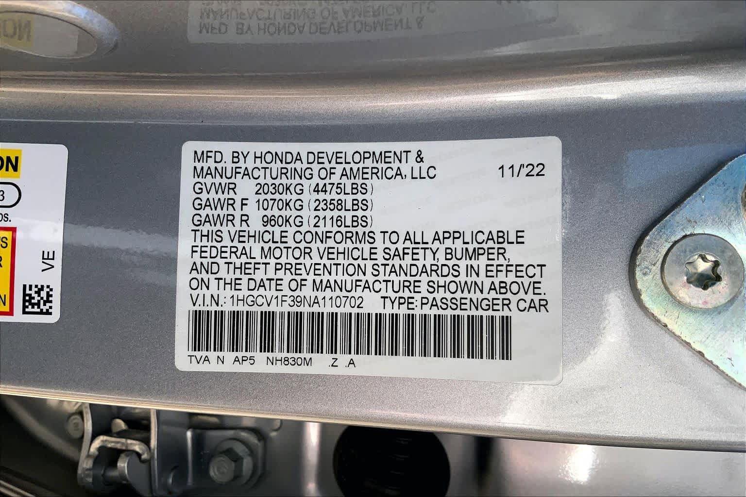 Used 2022 Honda Accord Sport image 33
