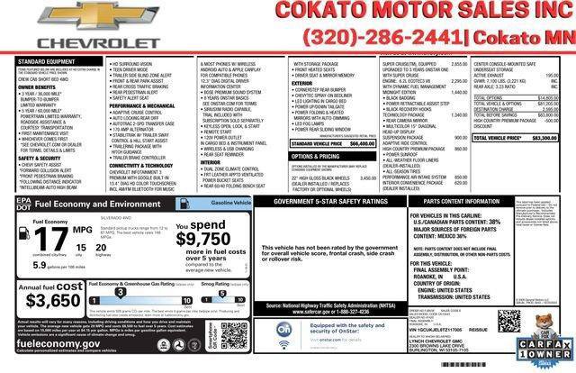 Used 2026 Chevrolet Silverado 1500 High Country w/ High Country Premium Package AWD/4WD image 36