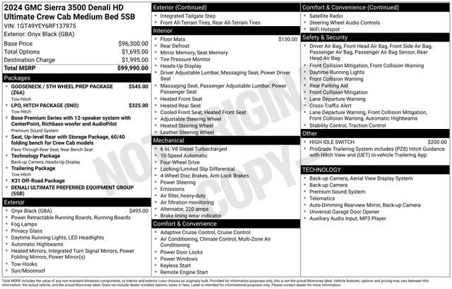 Used 2024 GMC Sierra 3500 Denali Ultimate image 38