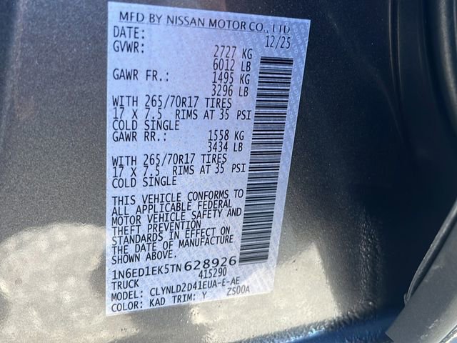 New 2026 Nissan Frontier PRO-4X w/ Pro Premium Package image 28