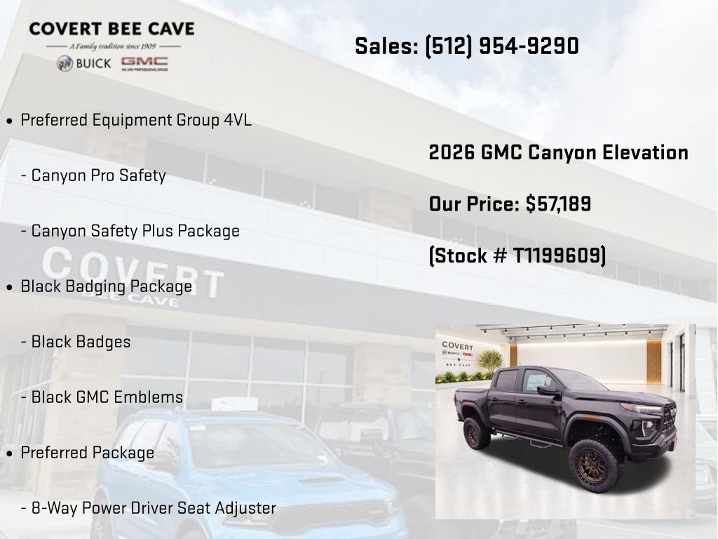 New 2026 GMC Canyon Elevation w/ Convenience Package AWD/4WD image 7