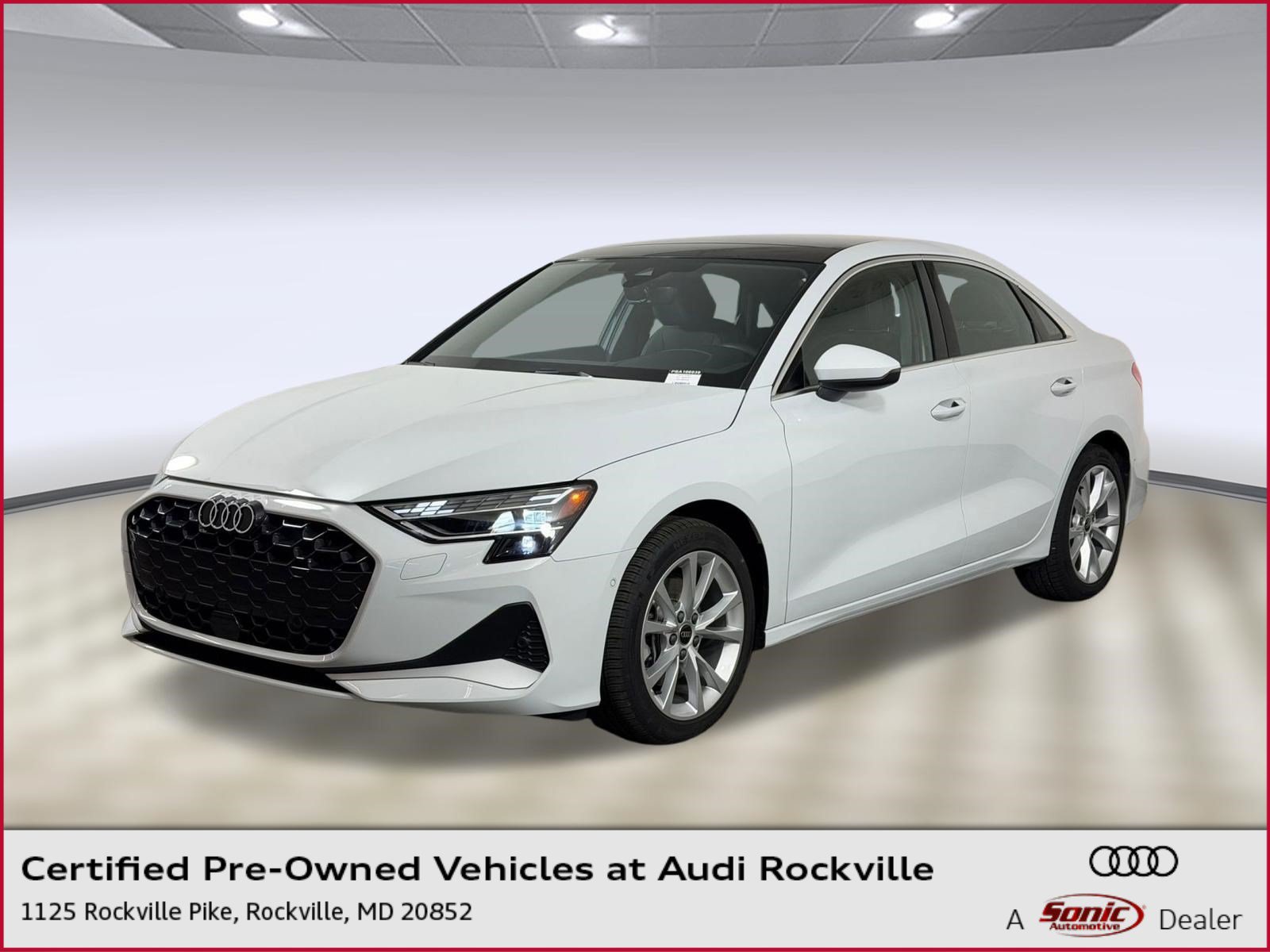 Certified 2025 Audi A3 2.0T Premium w/ Convenience Package