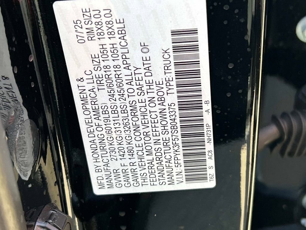 Used 2025 Honda Ridgeline RTL image 37