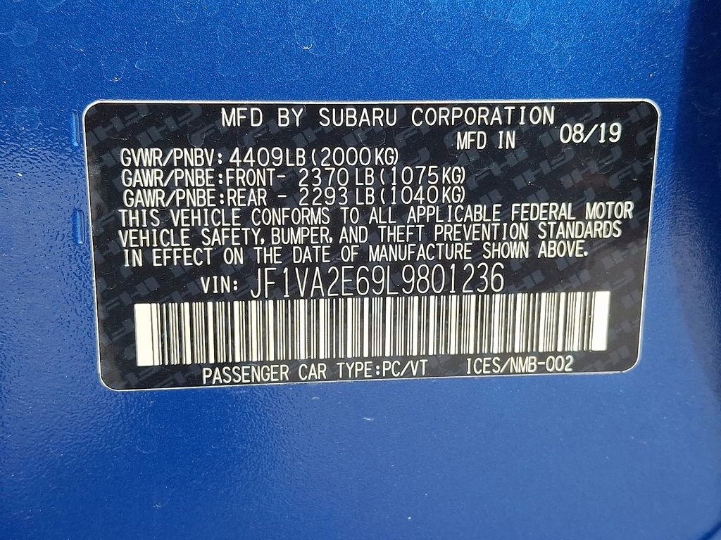 Used 2020 Subaru WRX STI image 21