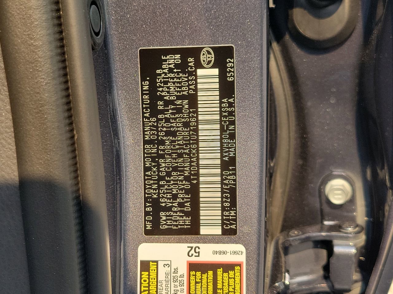 New 2026 Toyota Camry SE image 33