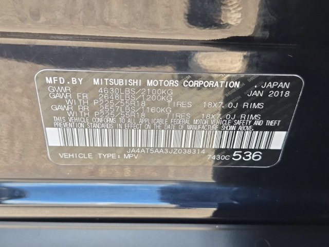 Used 2018 Mitsubishi Eclipse Cross SE AWD/4WD image 32
