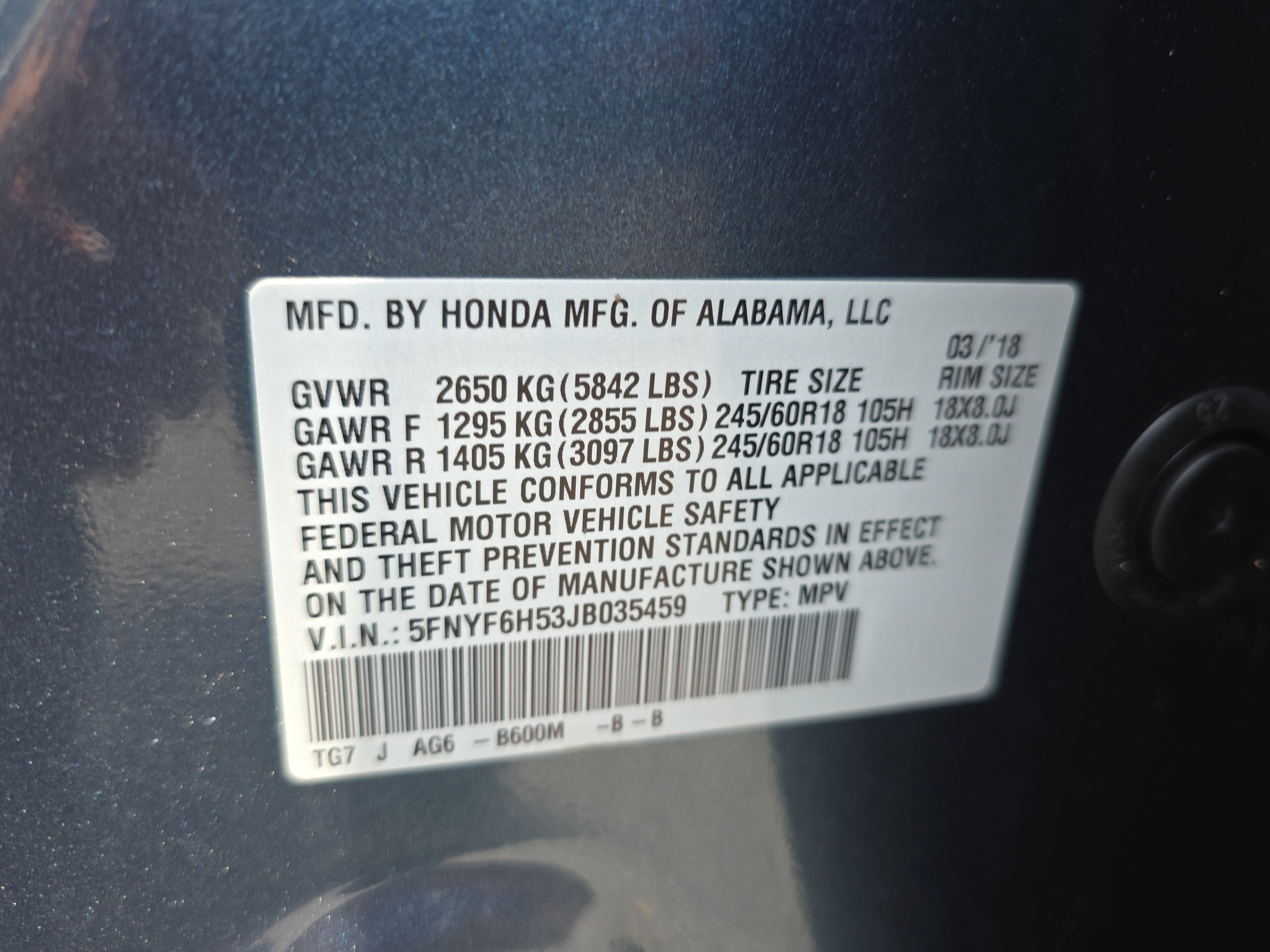 Used 2018 Honda Pilot EX-L image 37