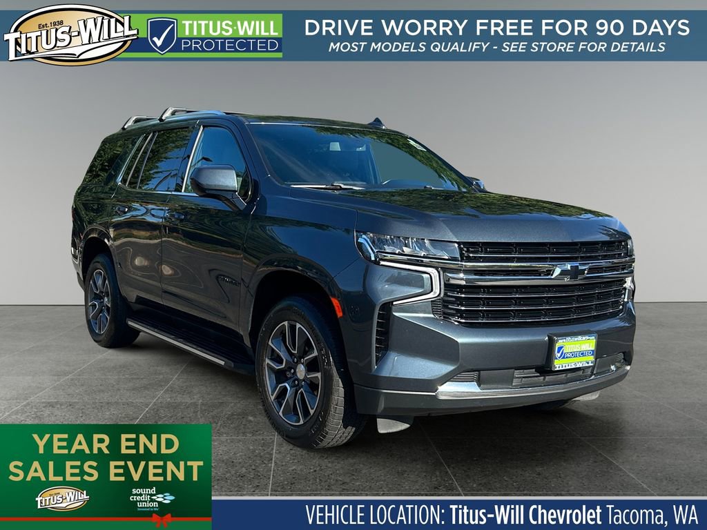 Used 2021 Chevrolet Tahoe LT w/ Rear Media and Nav Package