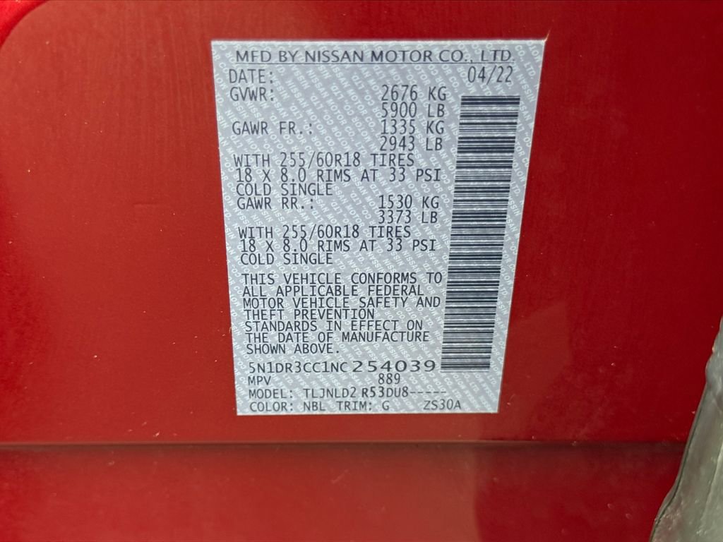 Used 2022 Nissan Pathfinder SL w/ SL Black Package image 27