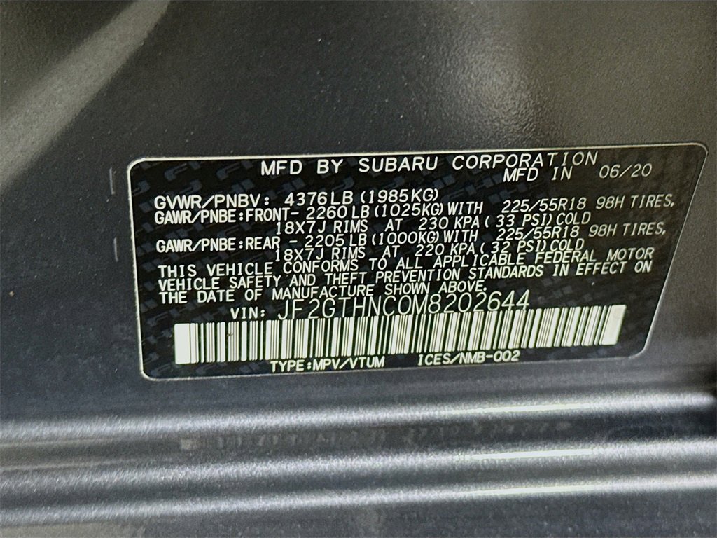 Certified 2021 Subaru Crosstrek 2.5i Limited w/ Moonroof Package 2 image 37