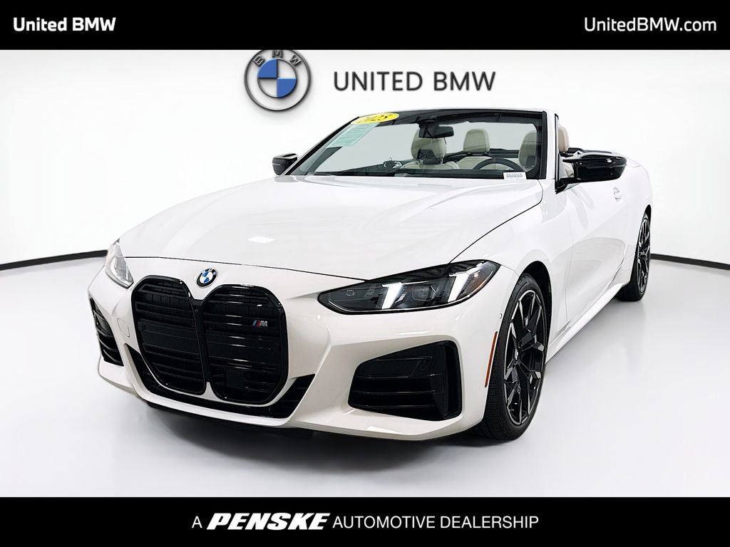 Certified 2025 BMW 440i xDrive Convertible w/ Premium Package image 1