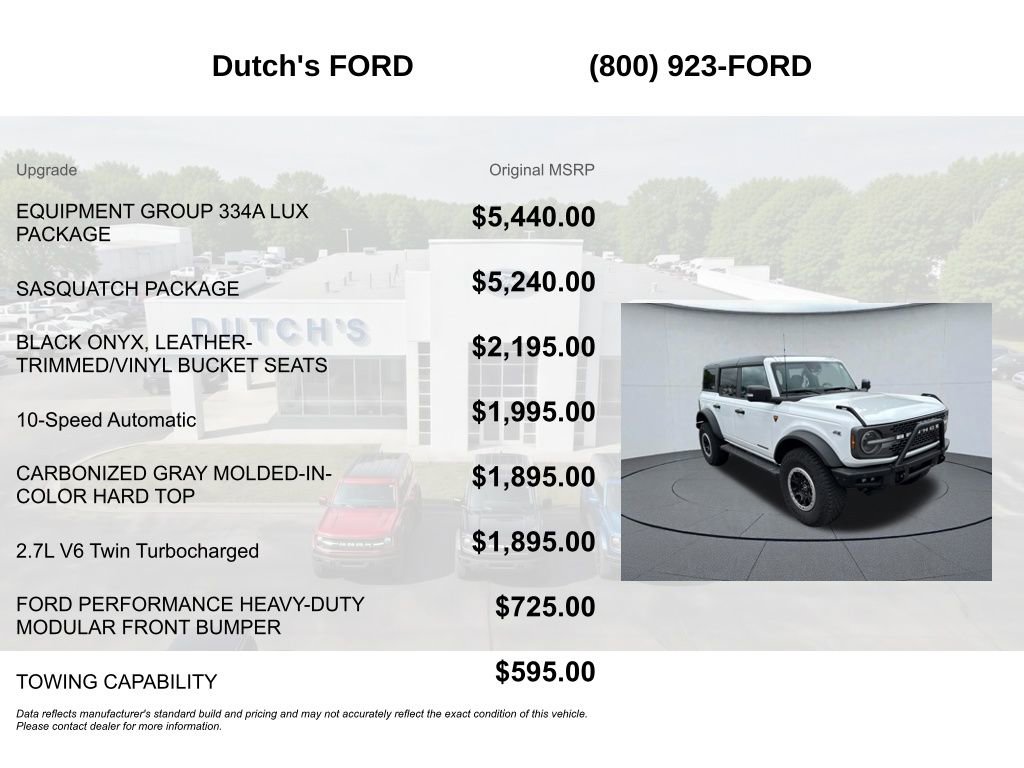 Used 2023 Ford Bronco Badlands AWD/4WD image 6