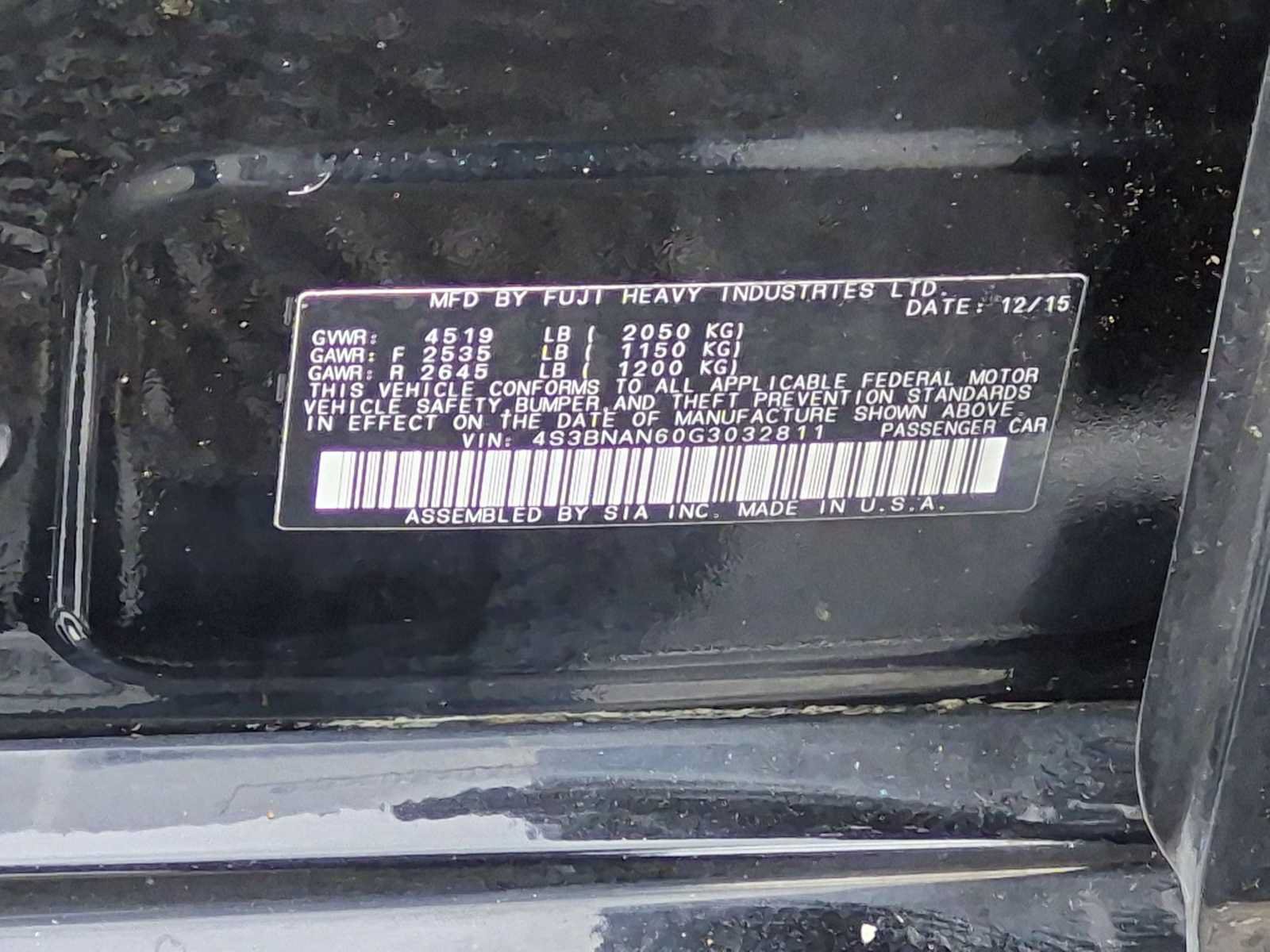 Used 2016 Subaru Legacy 2.5i Limited AWD/4WD image 34