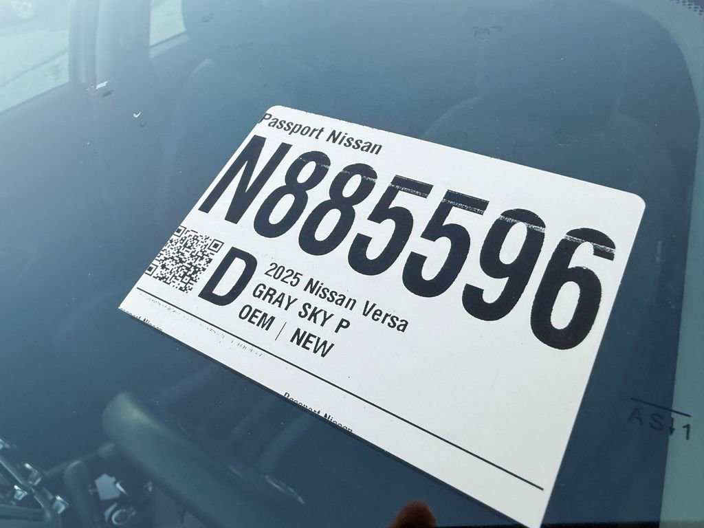 Certified 2025 Nissan Versa SV w/ Trunk Package image 26