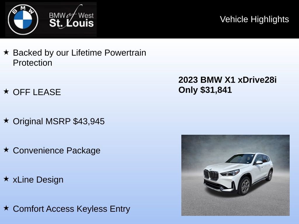 Used 2023 BMW X1 xDrive28i w/ Convenience Package image 8