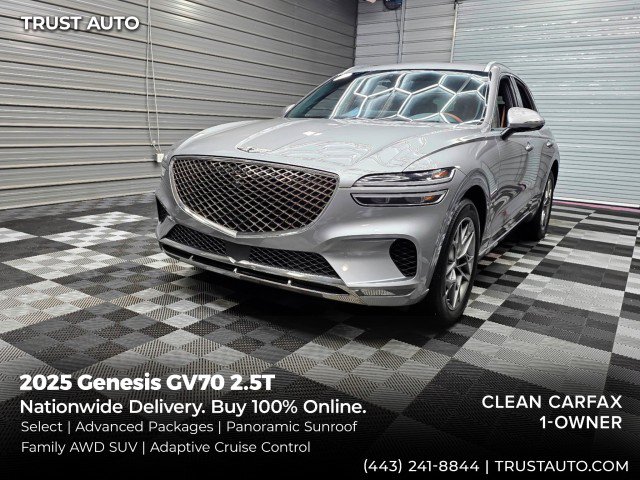Used 2025 Genesis GV70 2.5T w/ Advanced Package