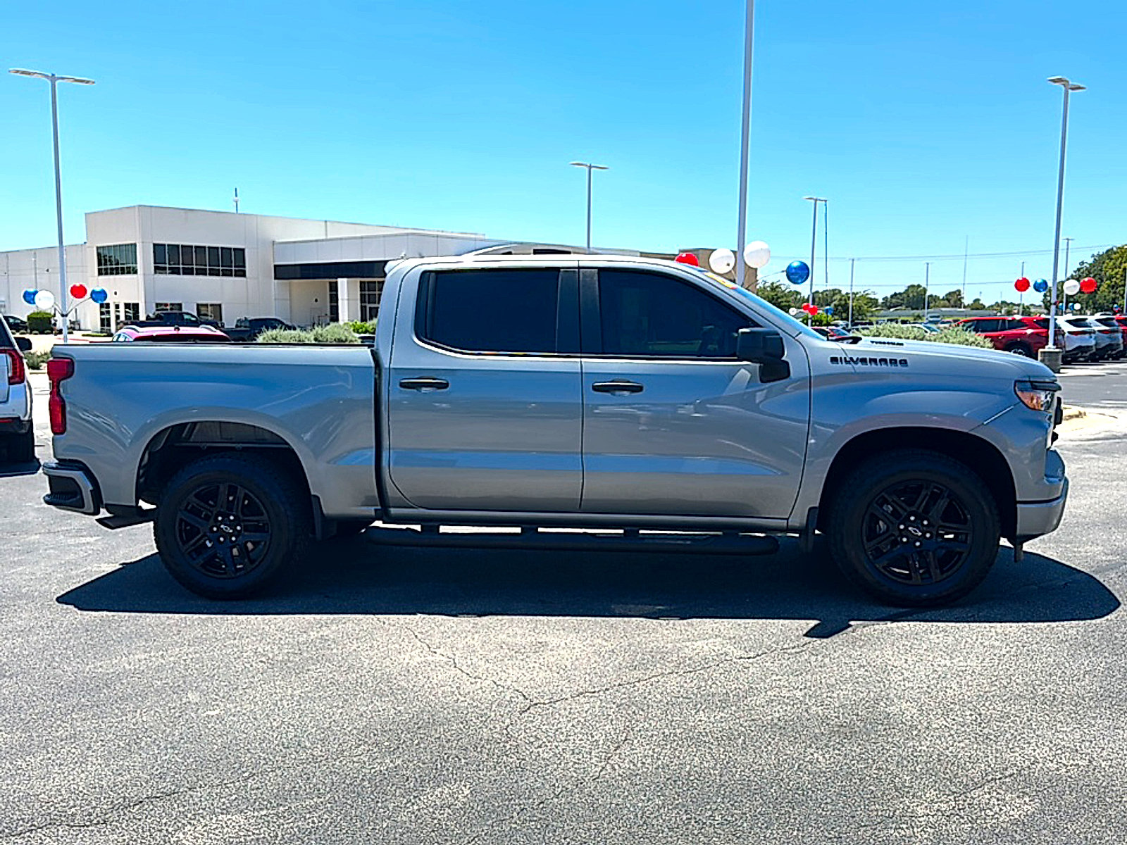 Used 2025 Chevrolet Silverado 1500 Custom w/ Turbomax Blackout Package RWD image 9