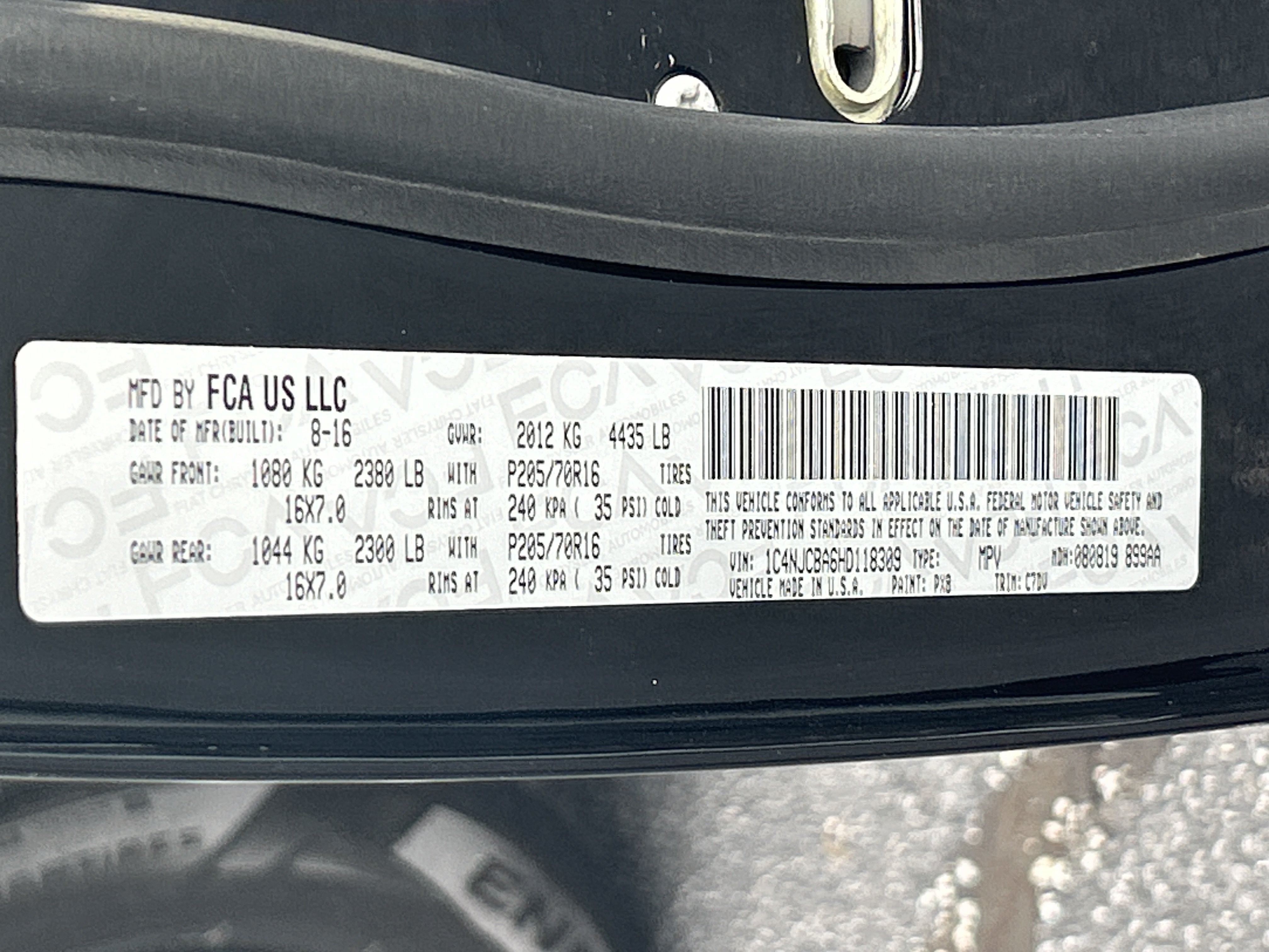 Used 2017 Jeep Compass Sport w/ Power Value Group FWD image 36