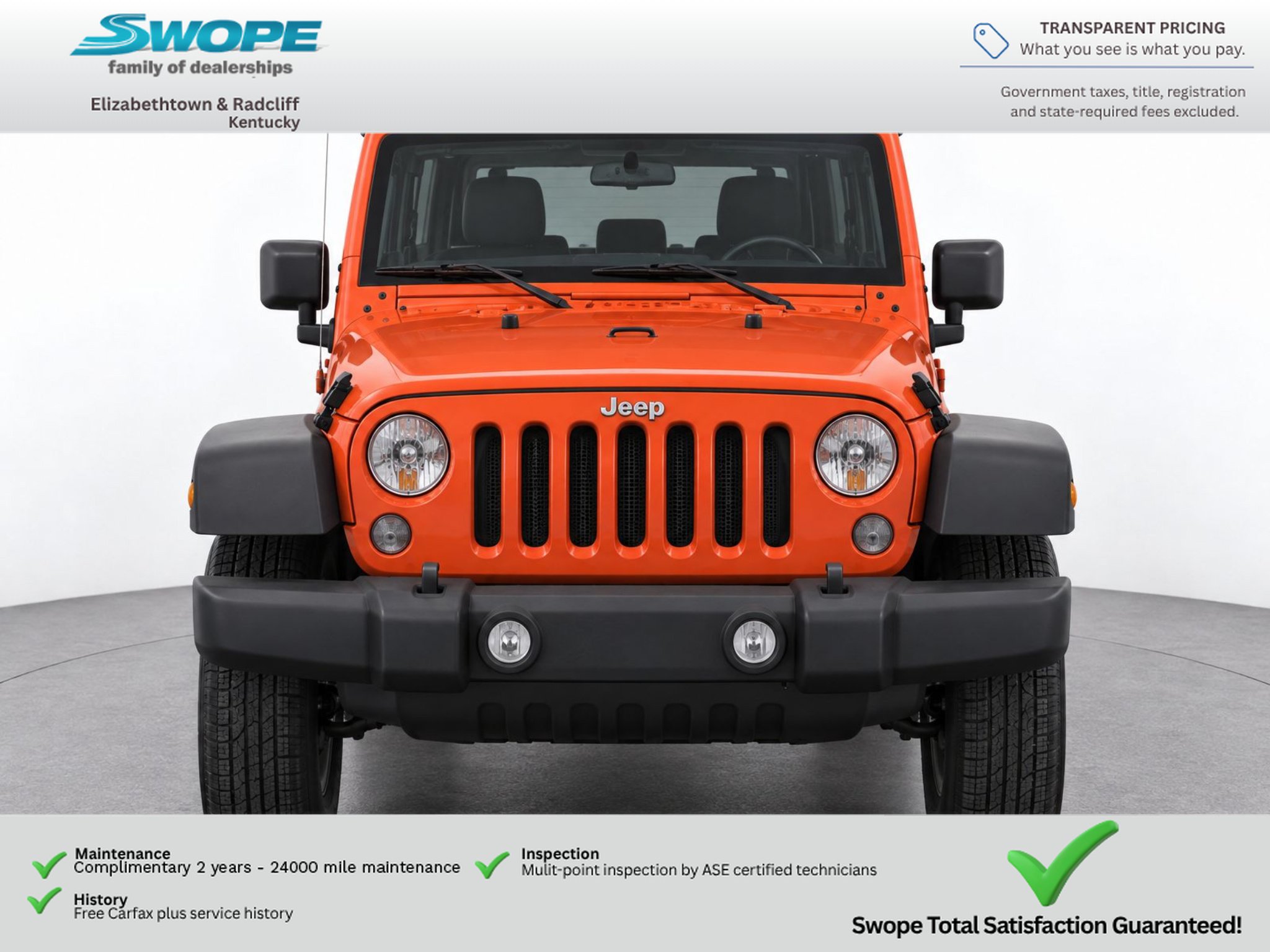 Used 2015 Jeep Wrangler Unlimited Sport w/ Quick Order Package 24S AWD/4WD image 2