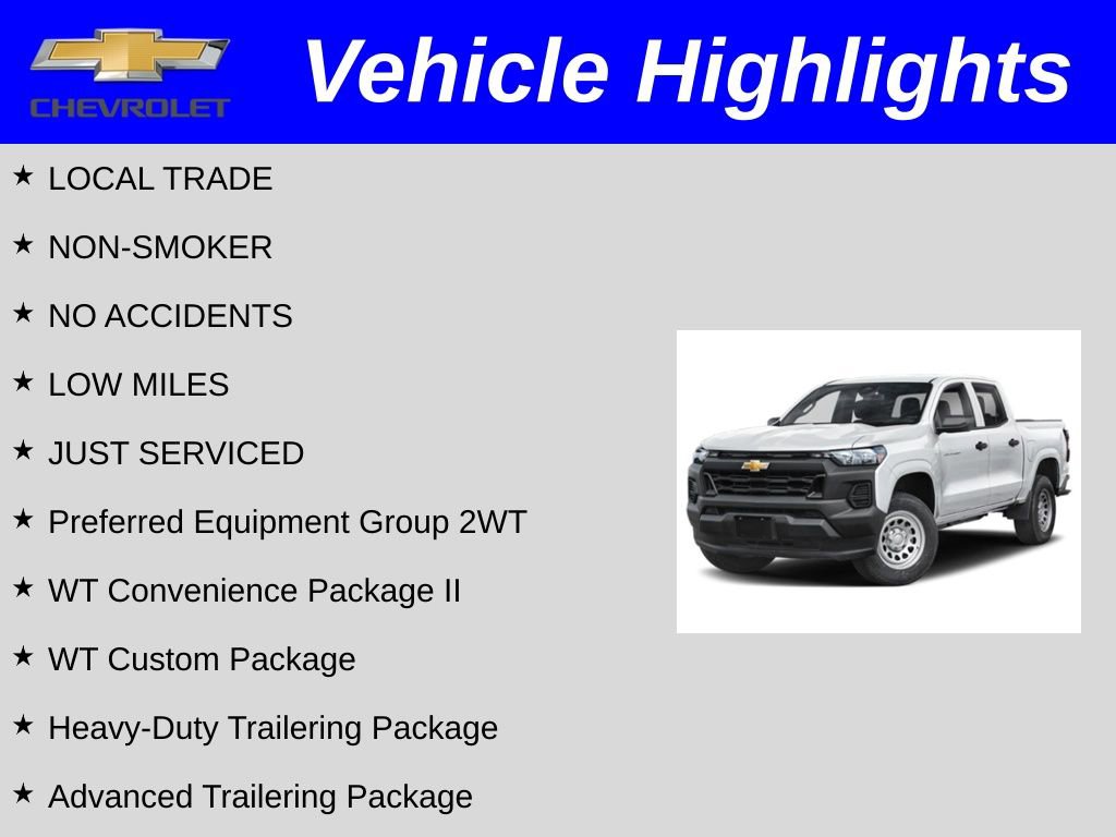 Used 2025 Chevrolet Colorado W/T w/ WT Custom Package image 2