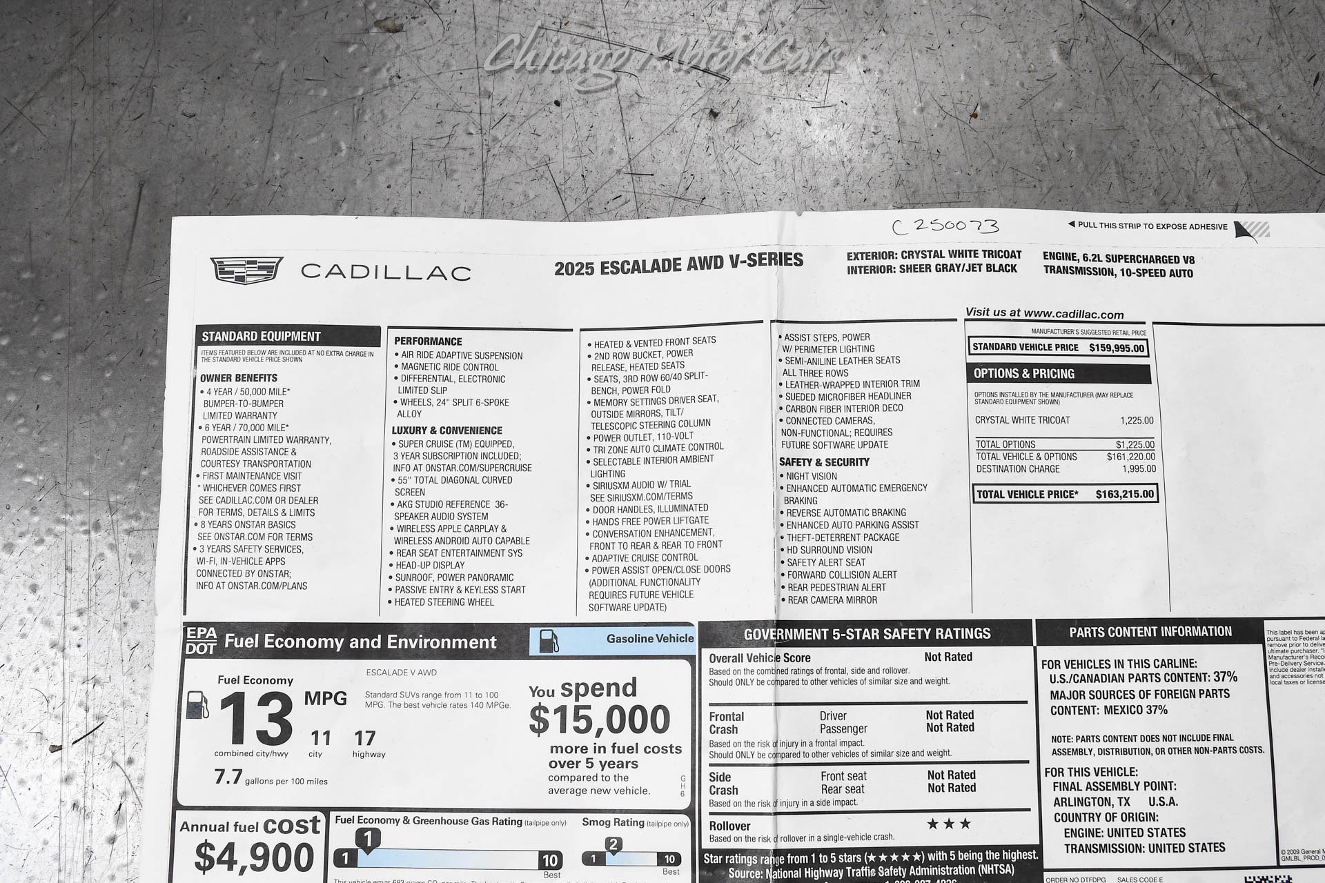 Used 2025 Cadillac Escalade V image 62