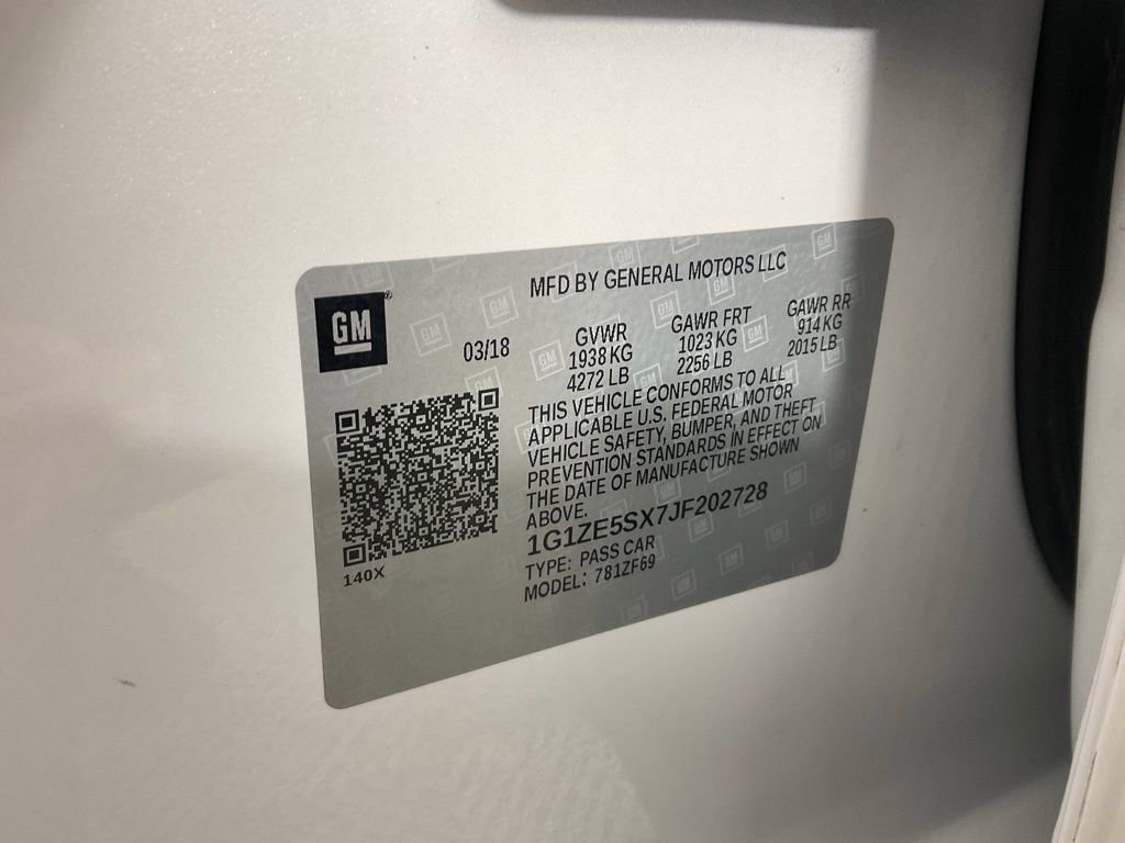 Used 2018 Chevrolet Malibu Premier w/ Premier Sun and Wheel Package FWD image 28