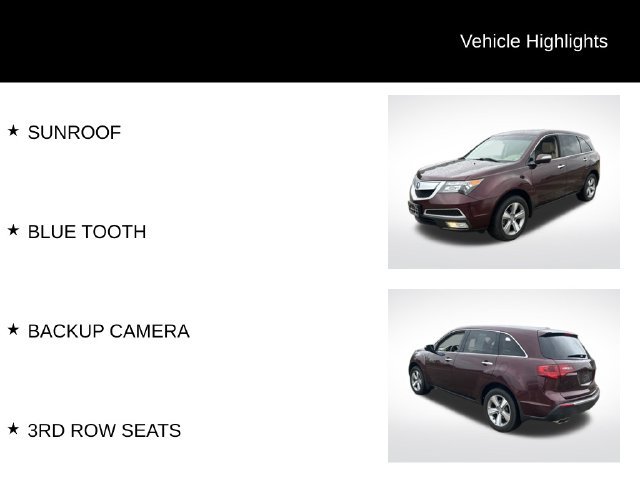 Used 2013 Acura MDX w/ Technology Package AWD/4WD image 7