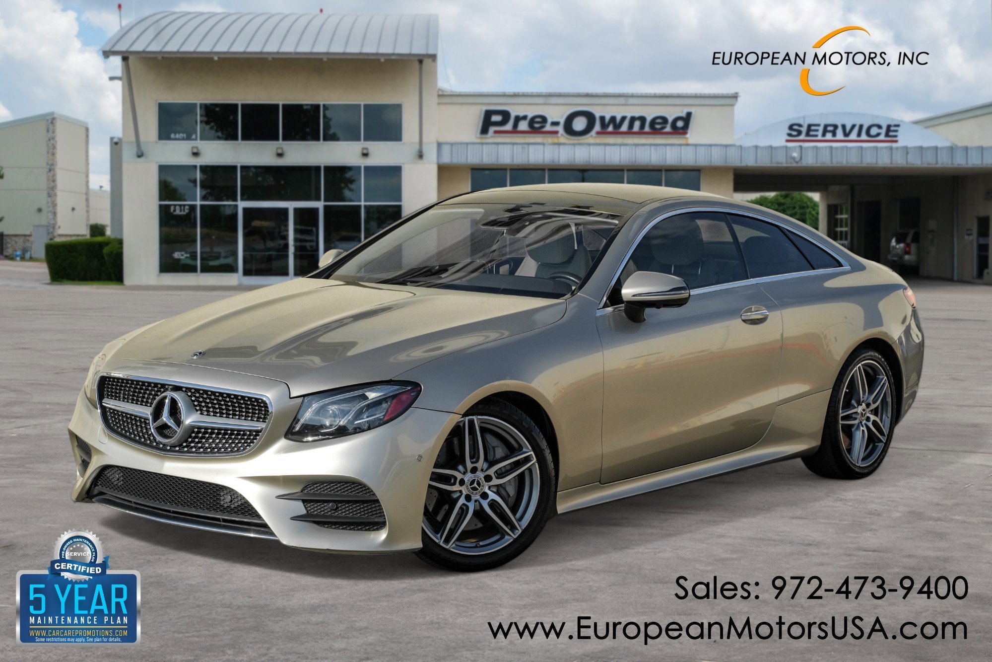Used 2019 Mercedes-Benz E 450 Coupe w/ AMG Line Package image 1