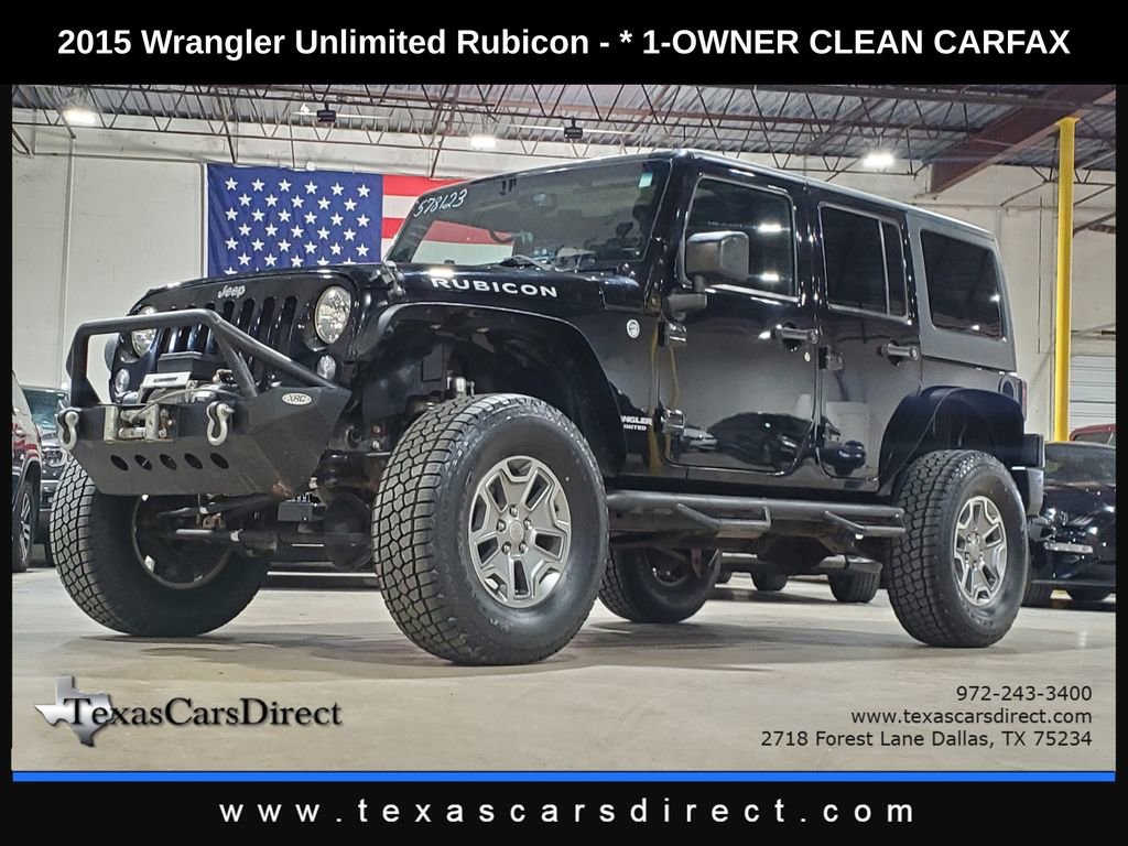 Used 2015 Jeep Wrangler Unlimited Rubicon w/ Connectivity Group