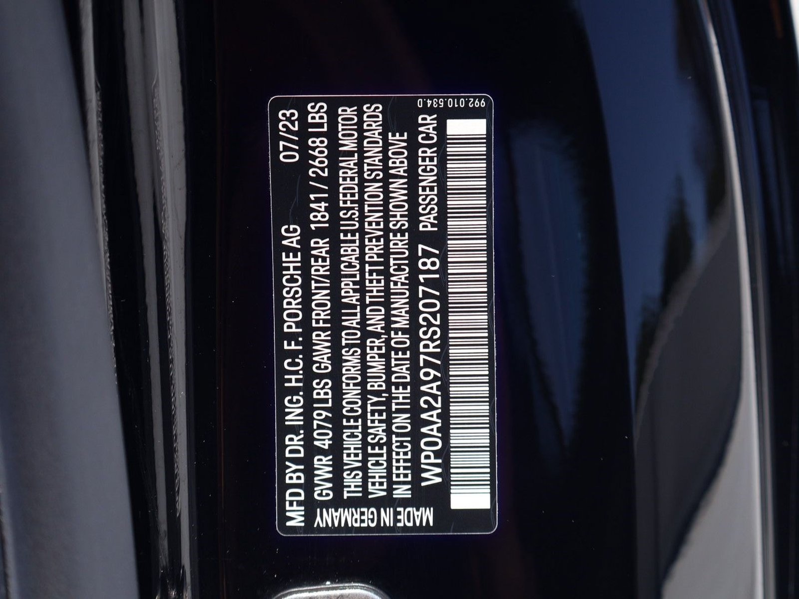Certified 2024 Porsche 911 Carrera T RWD image 26