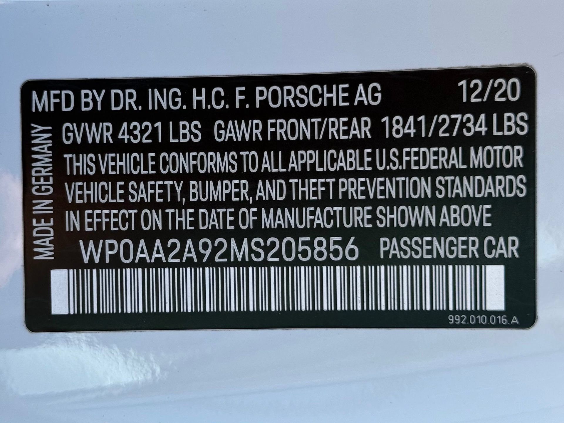 Certified 2021 Porsche 911 Carrera RWD image 37