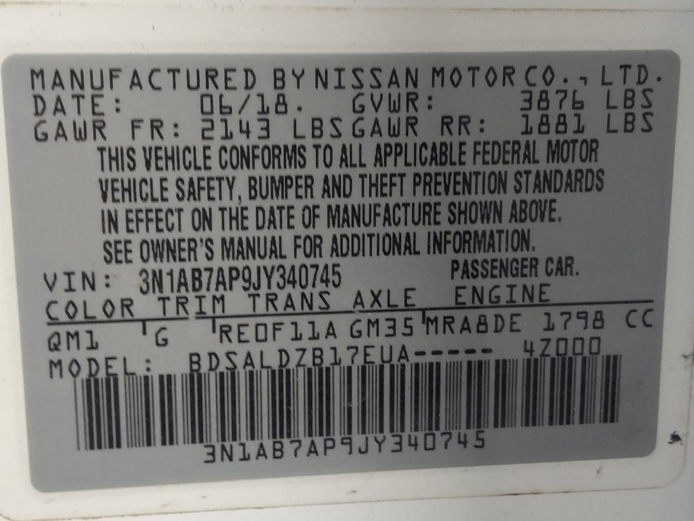 Used 2018 Nissan Sentra SV FWD image 33