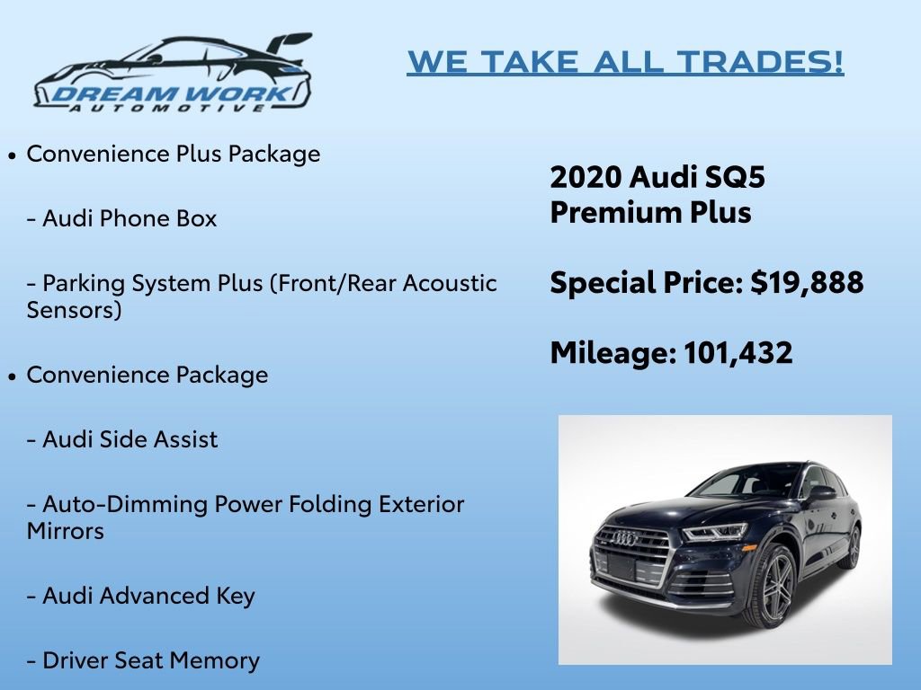 Used 2020 Audi SQ5 Premium Plus w/ Premium Plus Package image 2