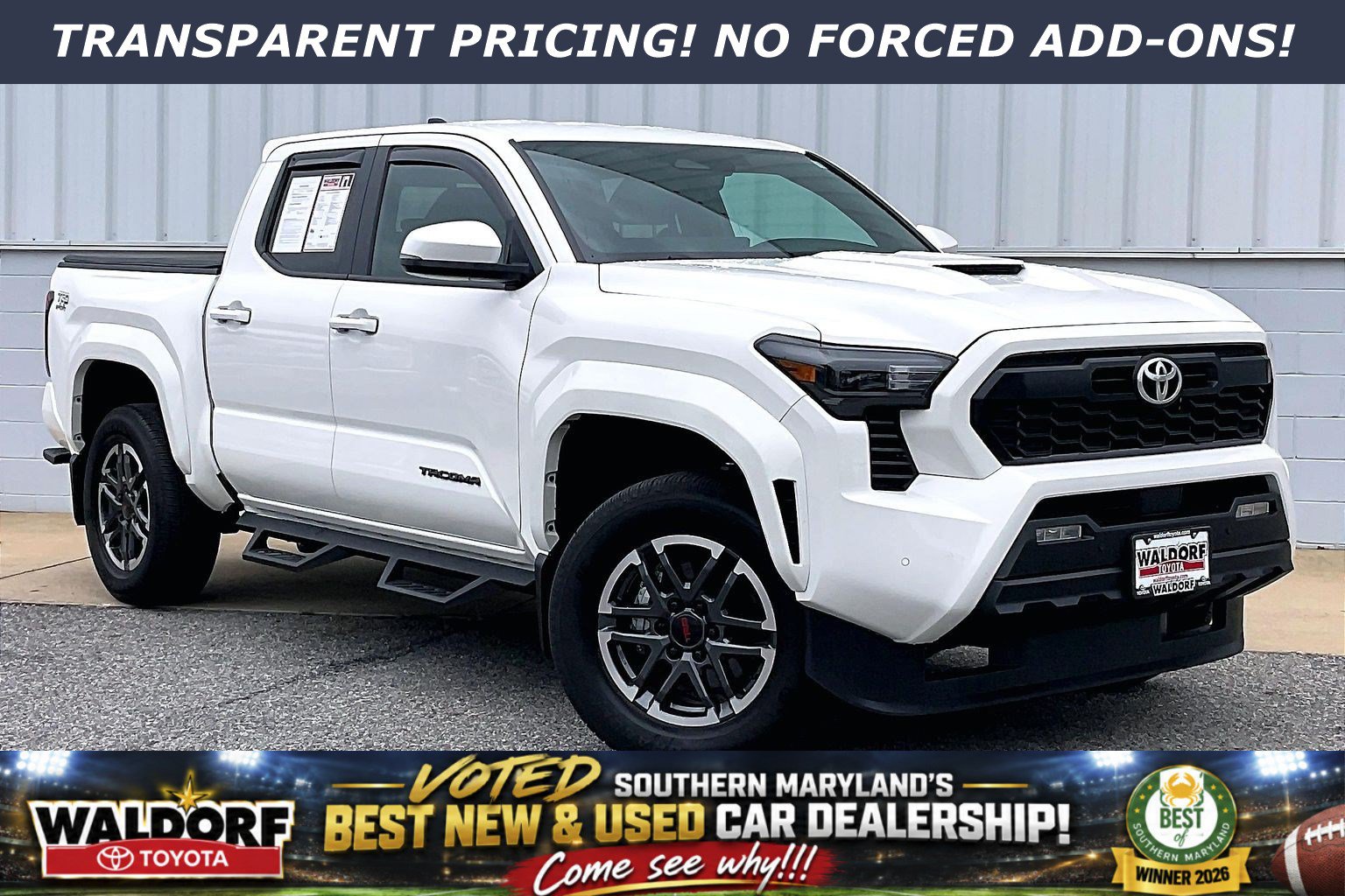Used 2024 Toyota Tacoma TRD Sport w/ TRD Sport Upgrade Package AWD/4WD image 1