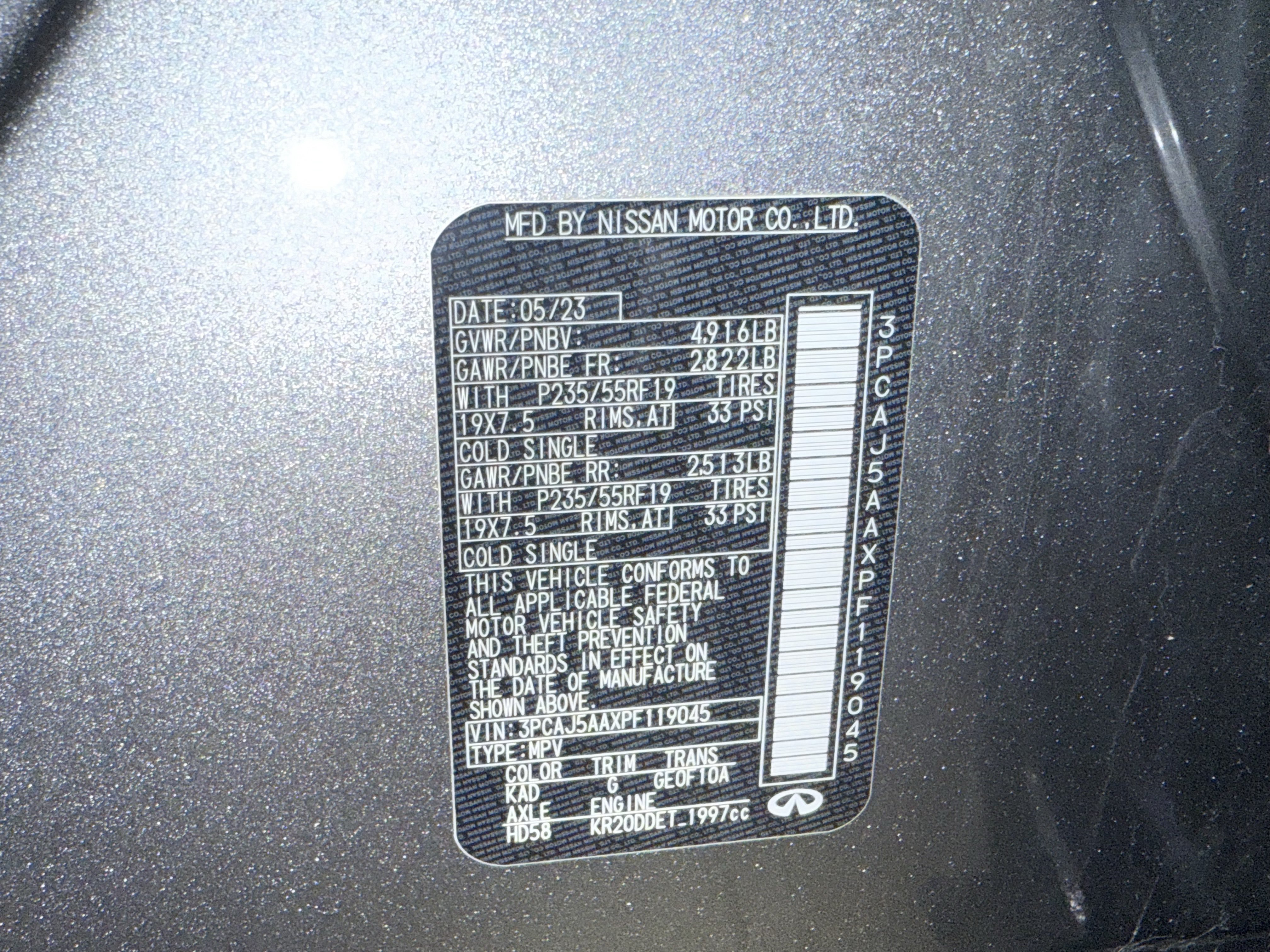 Certified 2023 INFINITI QX50 Pure FWD image 27