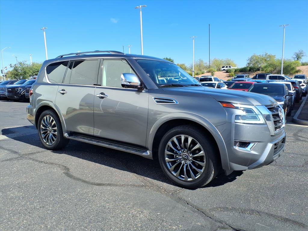 Used 2021 Nissan Armada Platinum w/ Captain's Chairs Package image 3