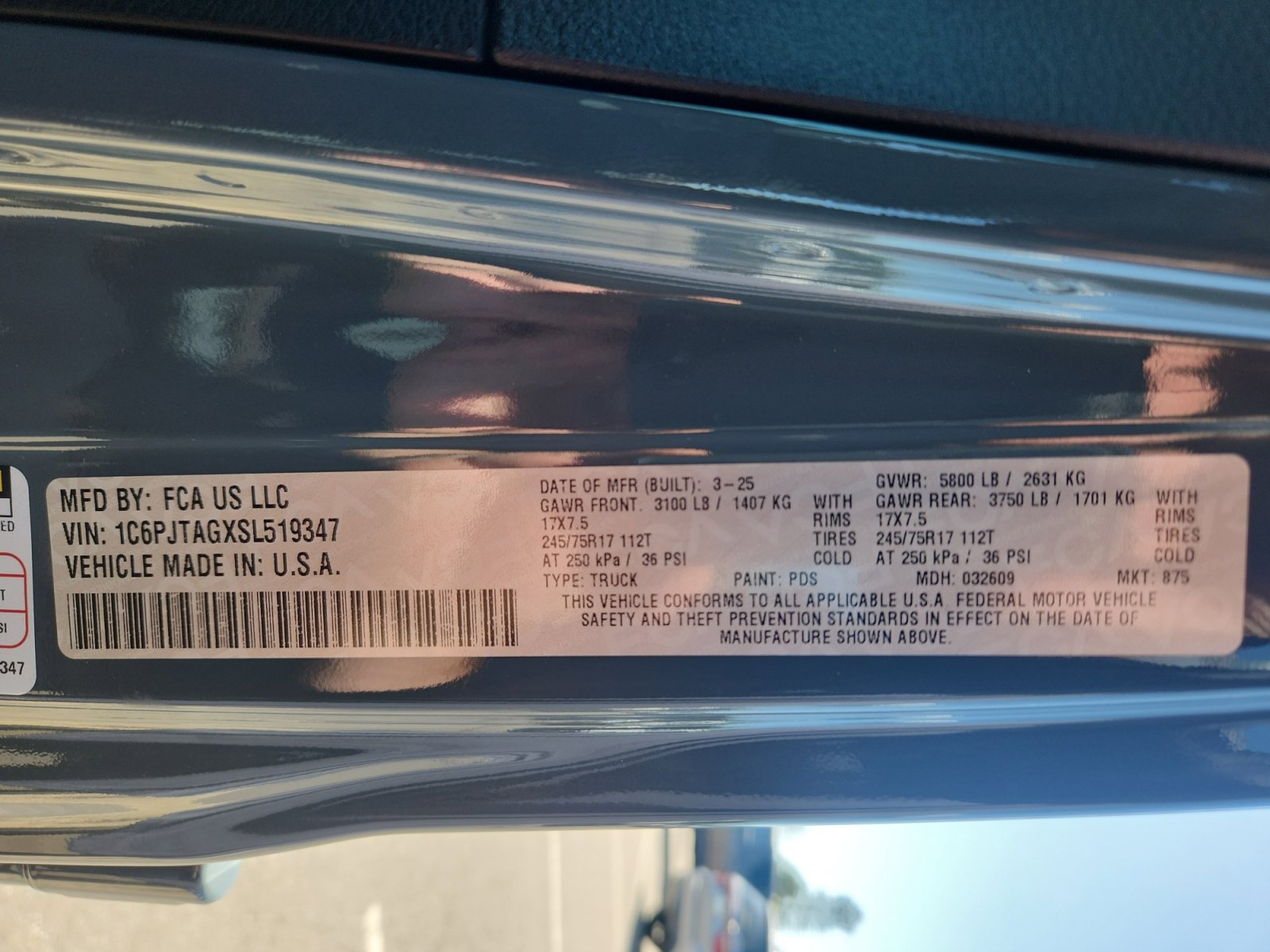 New 2025 Jeep Gladiator Sport image 24