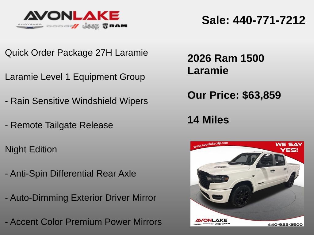 New 2026 RAM 1500 Laramie w/ Night Edition image 6
