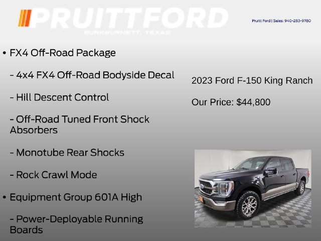 Used 2023 Ford F150 King Ranch w/ Equipment Group 601A High AWD/4WD image 7