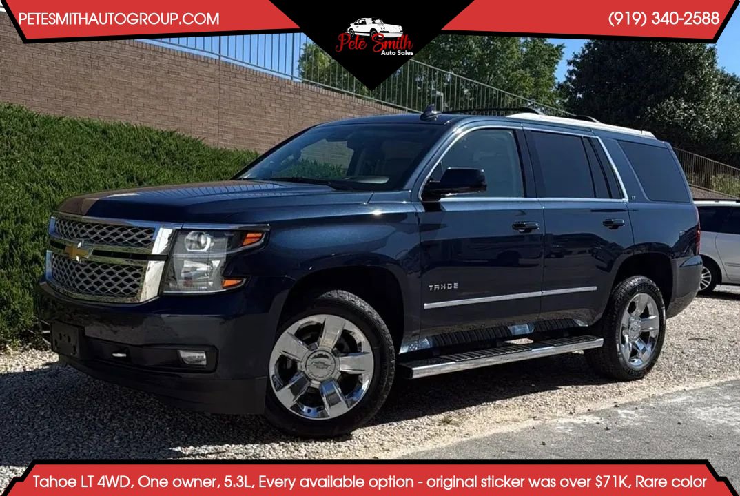 Used 2019 Chevrolet Tahoe LT w/ LT Signature Package AWD/4WD image 1